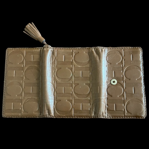 CAROLINA HERRERA CHCH brown leather fold wallet - Picture 7 of 8